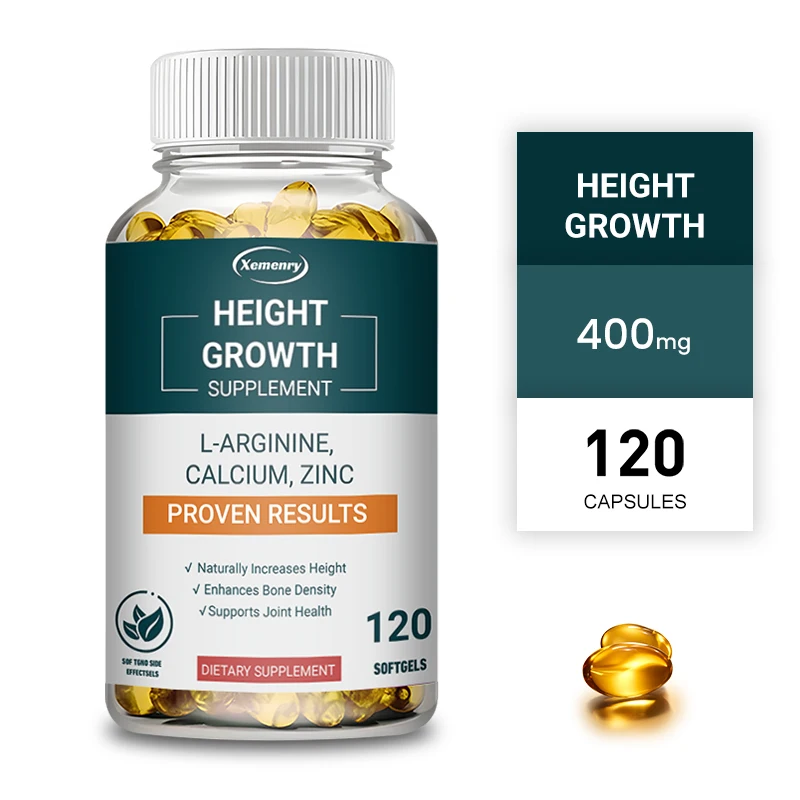 Nutrition Zinc - Height Booster Supplements - with Calcium,