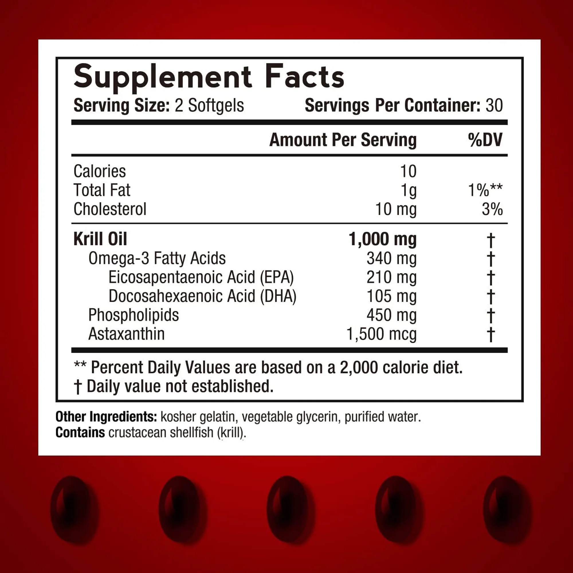 Antarctic Krill Oil Supplement - Krill Oil Supplement reseña y precio