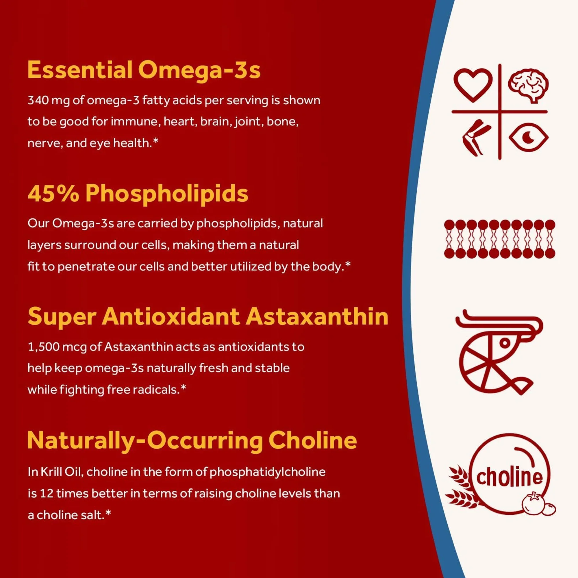 Antarctic Krill Oil Supplement - Krill Oil Supplement reseña y precio