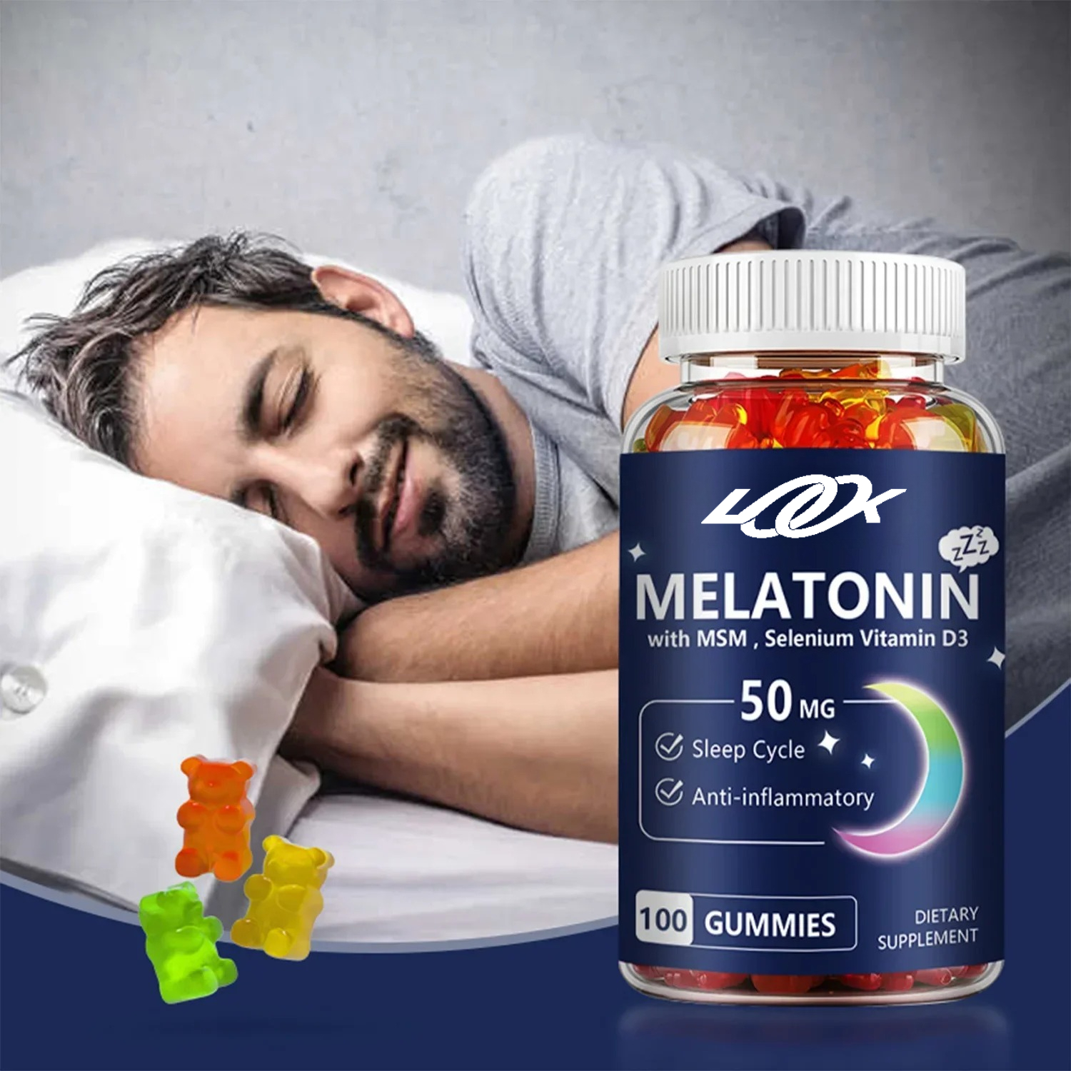 Melatonin Gummies - Helps You  - Melatonin Sleep Gummy reseña y precio