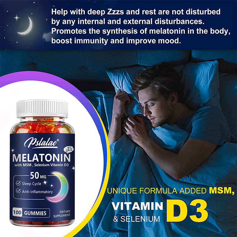 Melatonin Gummies 50mg - Sleep - Melatonin Sleep Gummy reseña y precio