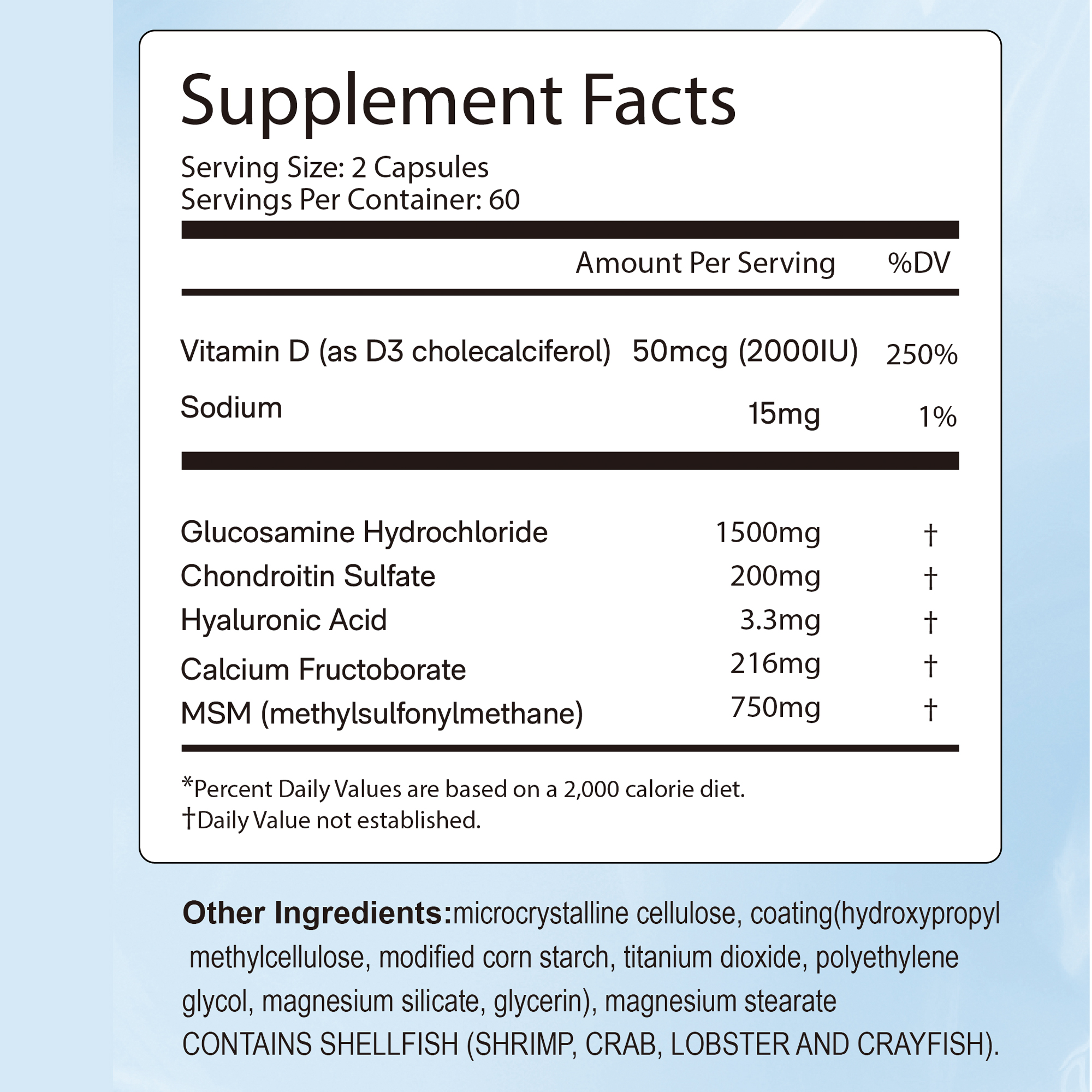 MSM + Vitamin D3 with Glucosam - Glucosamine Chondroitin Joint reseña y precio
