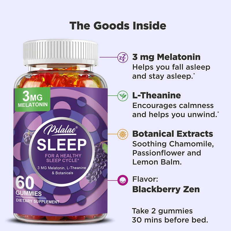 Sleep Gummies - Relaxation, Re - Melatonin Sleep Gummy reseña y precio