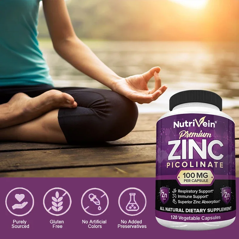Premium Zinc Picolinate 100mg  - Nutrition Zinc reseña y precio