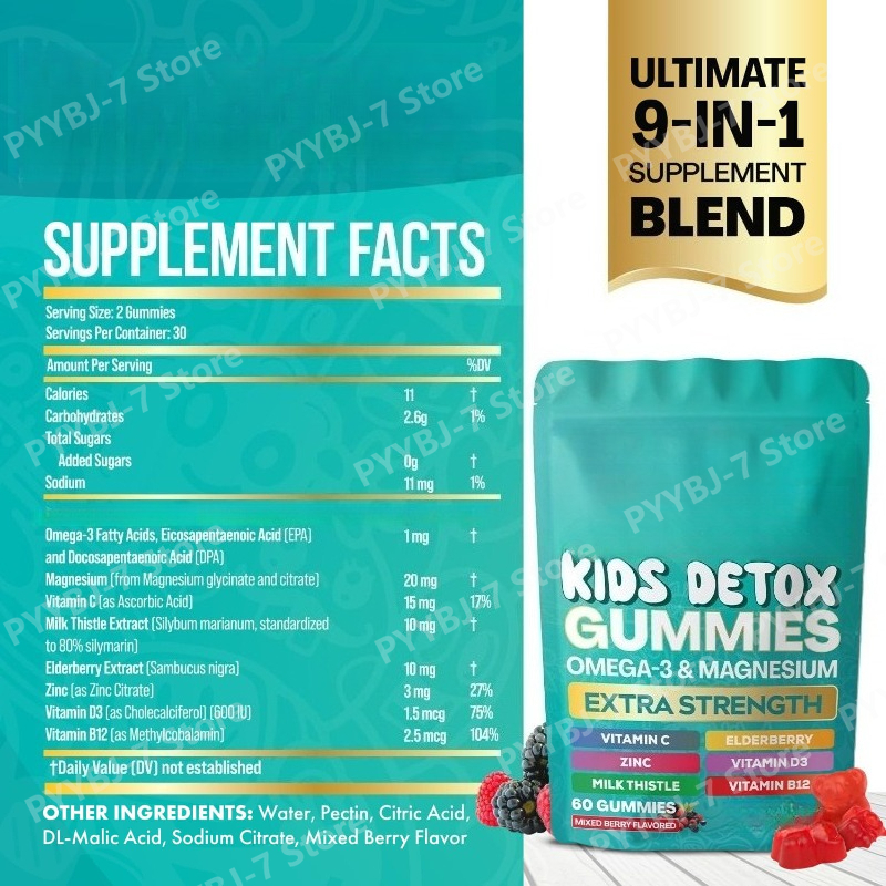 Kids Omega 3 Magnesium Gummies - Nutrition Zinc reseña y precio