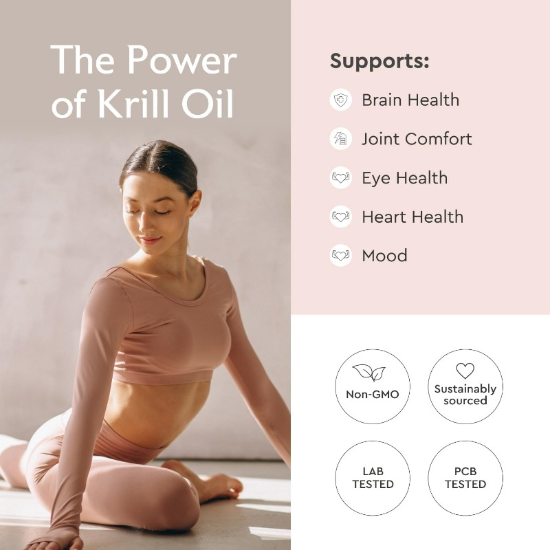 Antarctic Krill Oil 500mg Phos - Krill Oil Supplement reseña y precio