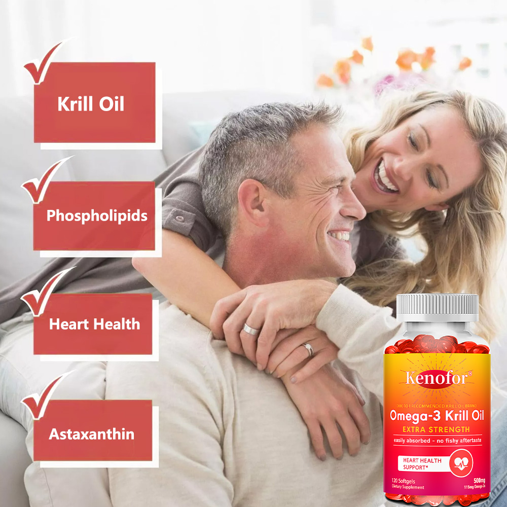 Antarctic Krill Oil 500mg Omeg - Krill Oil Supplement reseña y precio
