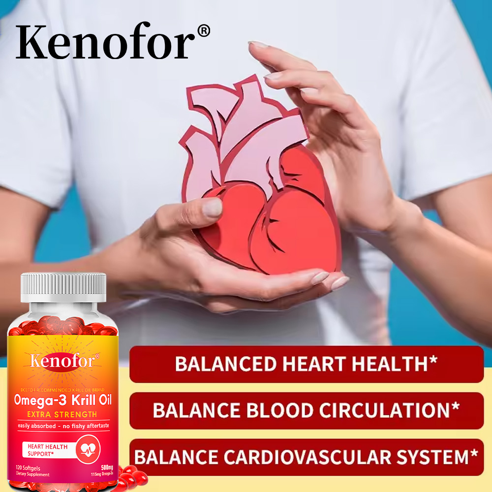 Antarctic Krill Oil 500mg Omeg - Krill Oil Supplement reseña y precio