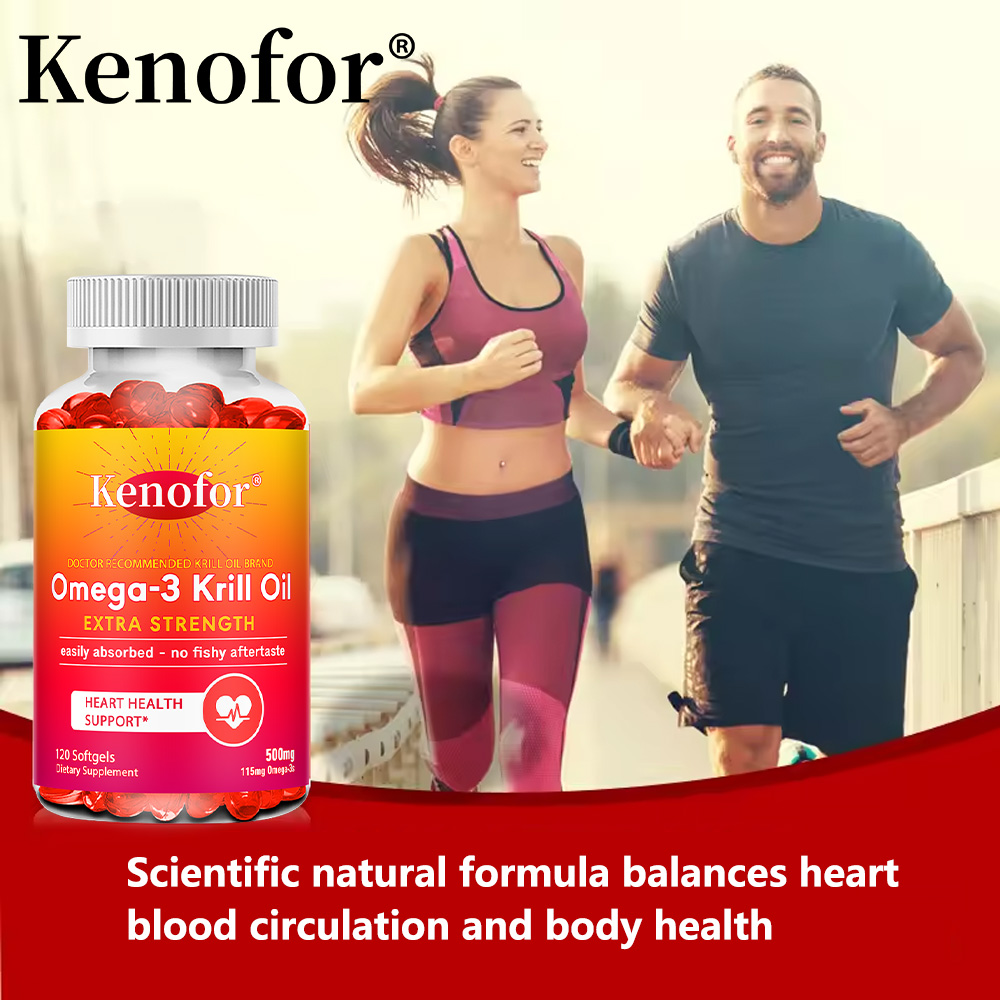 Antarctic Krill Oil 500mg Omeg - Krill Oil Supplement reseña y precio