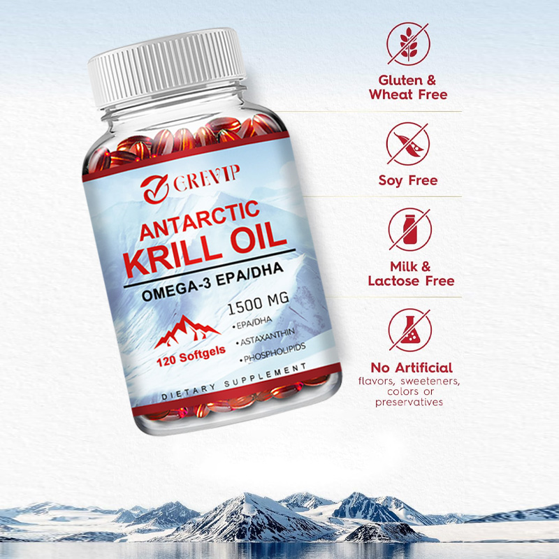 Antarctic Krill Oil Supplement - Krill Oil Supplement reseña y precio