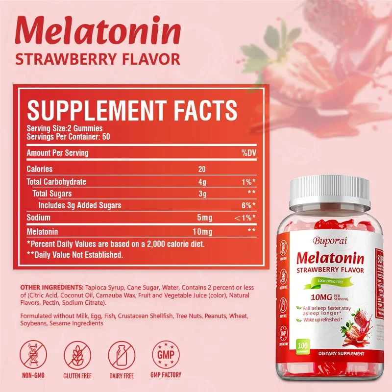 Melatonin Gummies 10mg - Regul - Melatonin Sleep Gummy reseña y precio