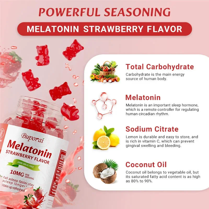 Melatonin Gummies 10mg - Regul - Melatonin Sleep Gummy reseña y precio