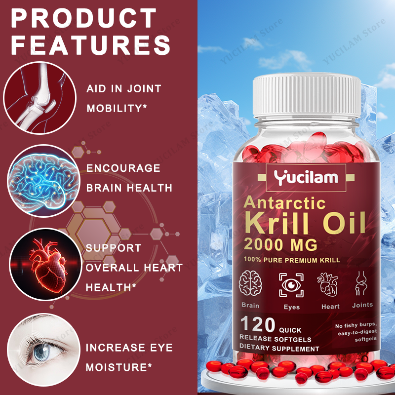 YUCILAM Antarctic Krill Oil 20 - Krill Oil Supplement reseña y precio
