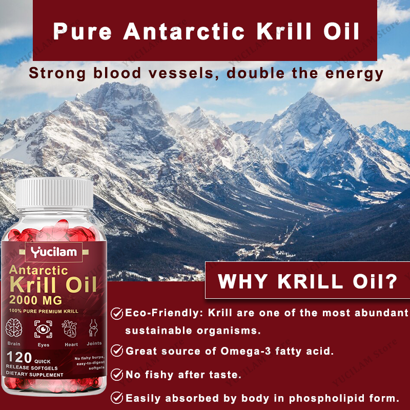 YUCILAM Antarctic Krill Oil 20 - Krill Oil Supplement reseña y precio