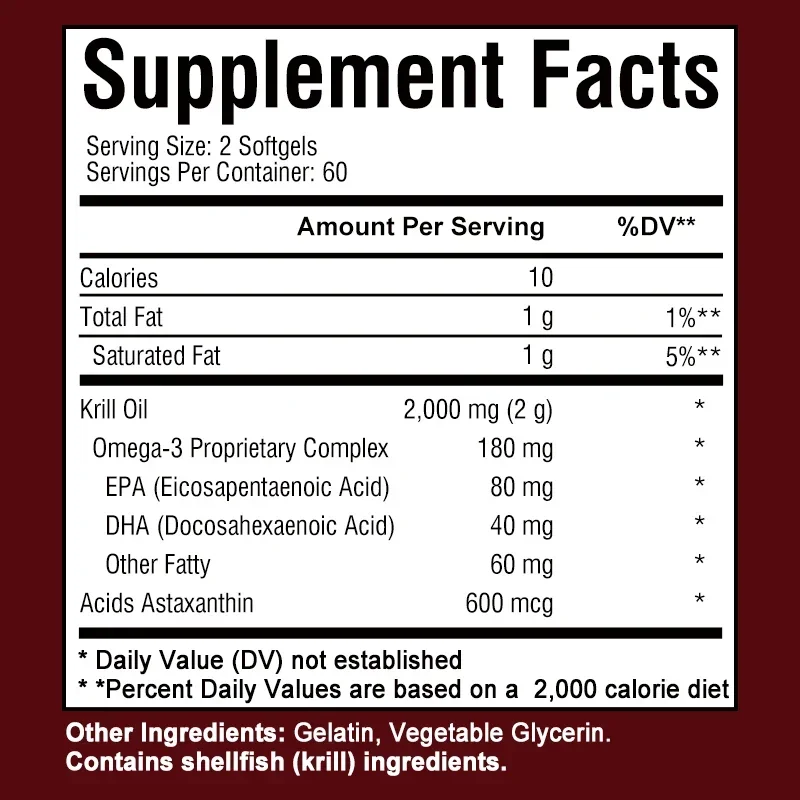 Krill Oil Supplement - Reduces - Krill Oil Supplement reseña y precio