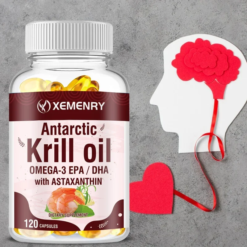 Krill Oil Supplement - Reduces - Krill Oil Supplement reseña y precio
