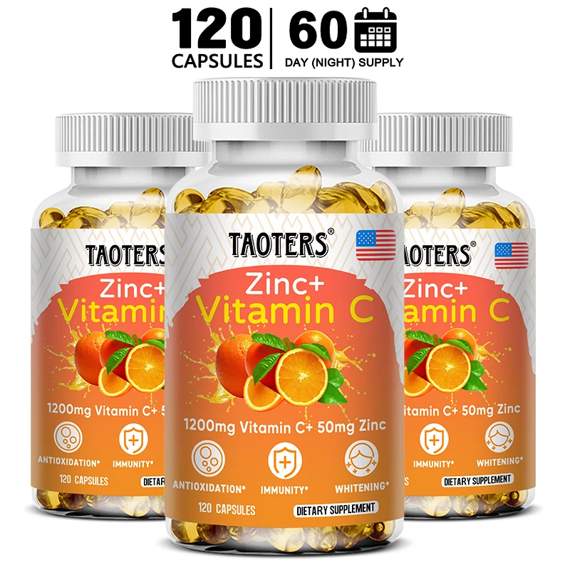 Taoters Vitamin C + Zinc Suppl - Nutrition Zinc reseña y precio