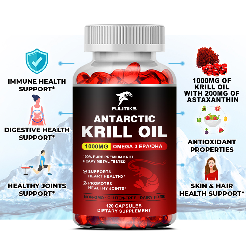Natural Krill Oil 1000mg Suppl - Krill Oil Supplement reseña y precio