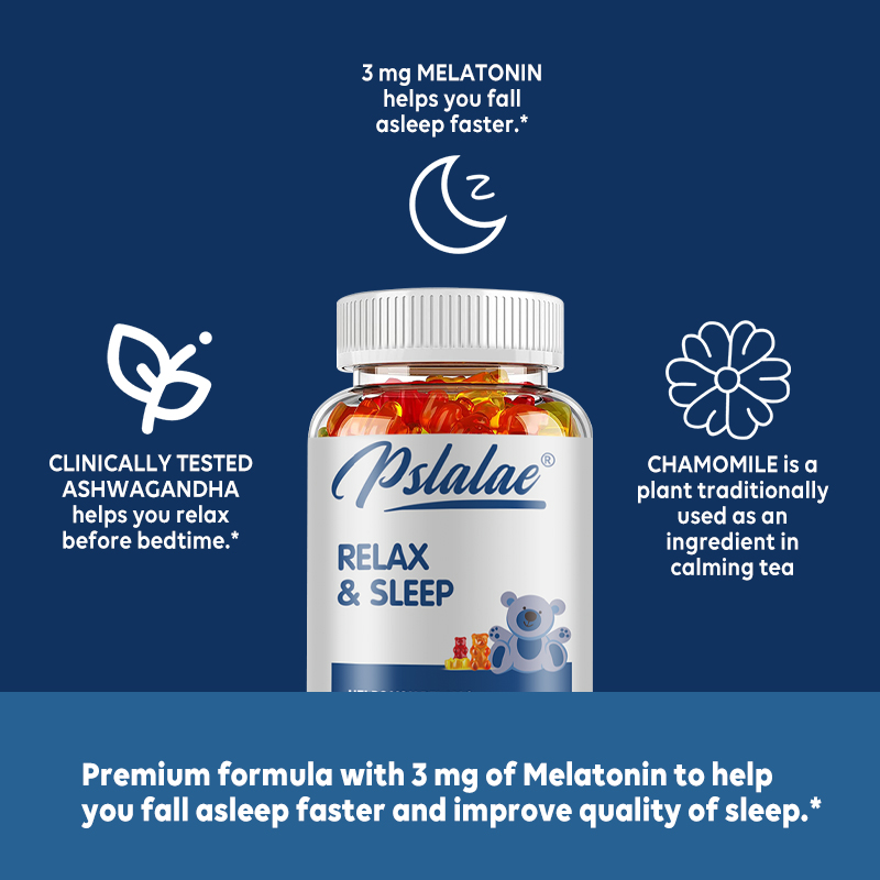 Relax and Sleep - with Melaton - Melatonin Sleep Gummy reseña y precio
