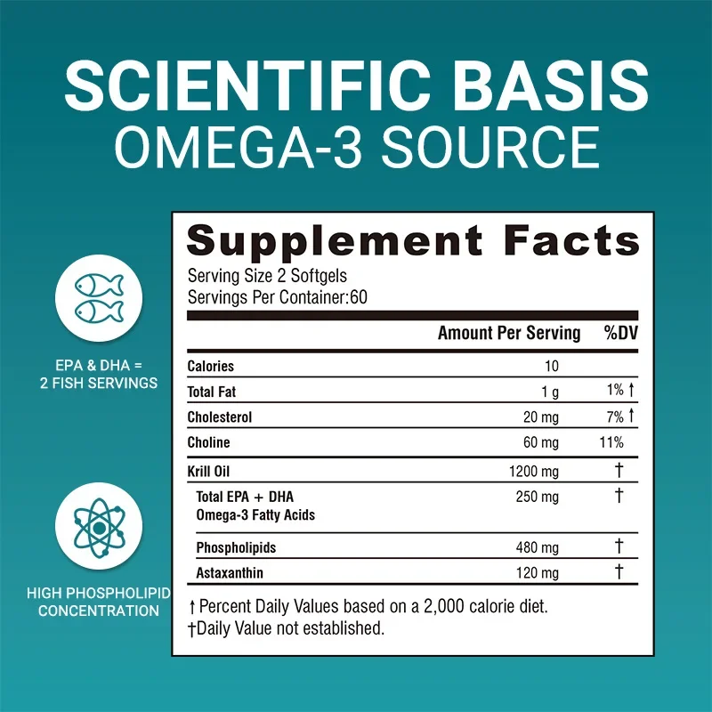 Krill Oil Omega 3 Supplement - - Krill Oil Supplement reseña y precio