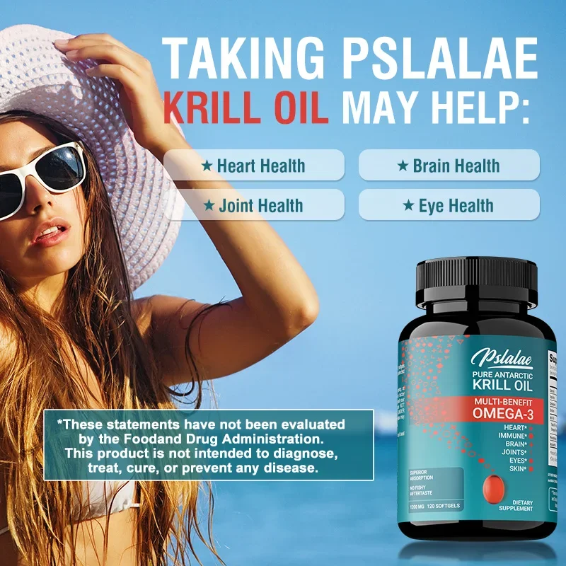Krill Oil Omega 3 Supplement - - Krill Oil Supplement reseña y precio