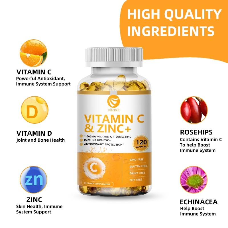 Vitakit Vitamin C 1000mg with  - Nutrition Zinc reseña y precio