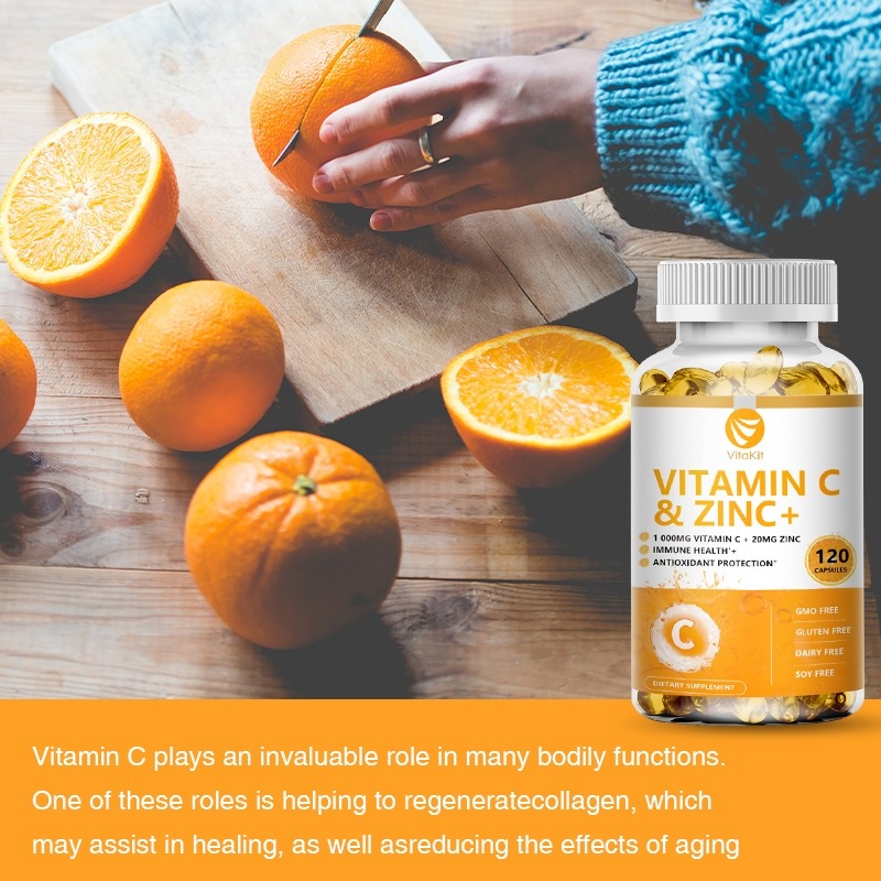 Vitakit Vitamin C 1000mg with  - Nutrition Zinc reseña y precio