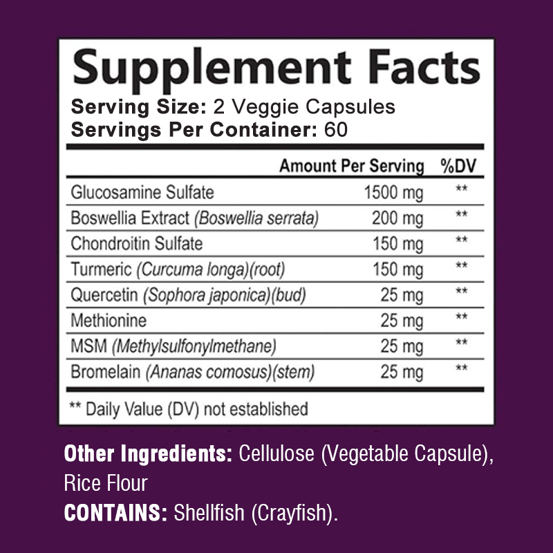 Glucosamine Chondroitin MSM Tu - Glucosamine Chondroitin Joint reseña y precio