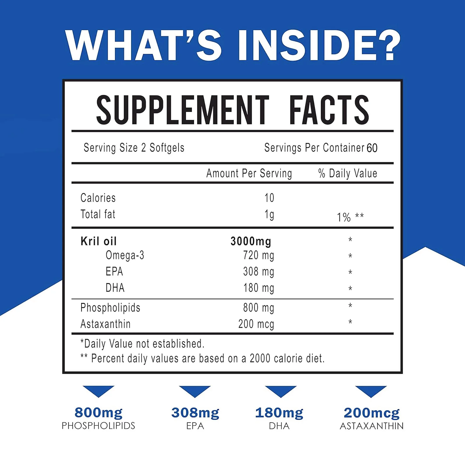 Antarctic Krill Oil Supplement - Krill Oil Supplement reseña y precio