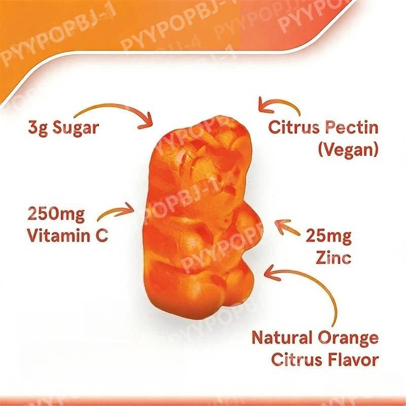 Vitamin C Gummies with Zinc fo - Nutrition Zinc reseña y precio
