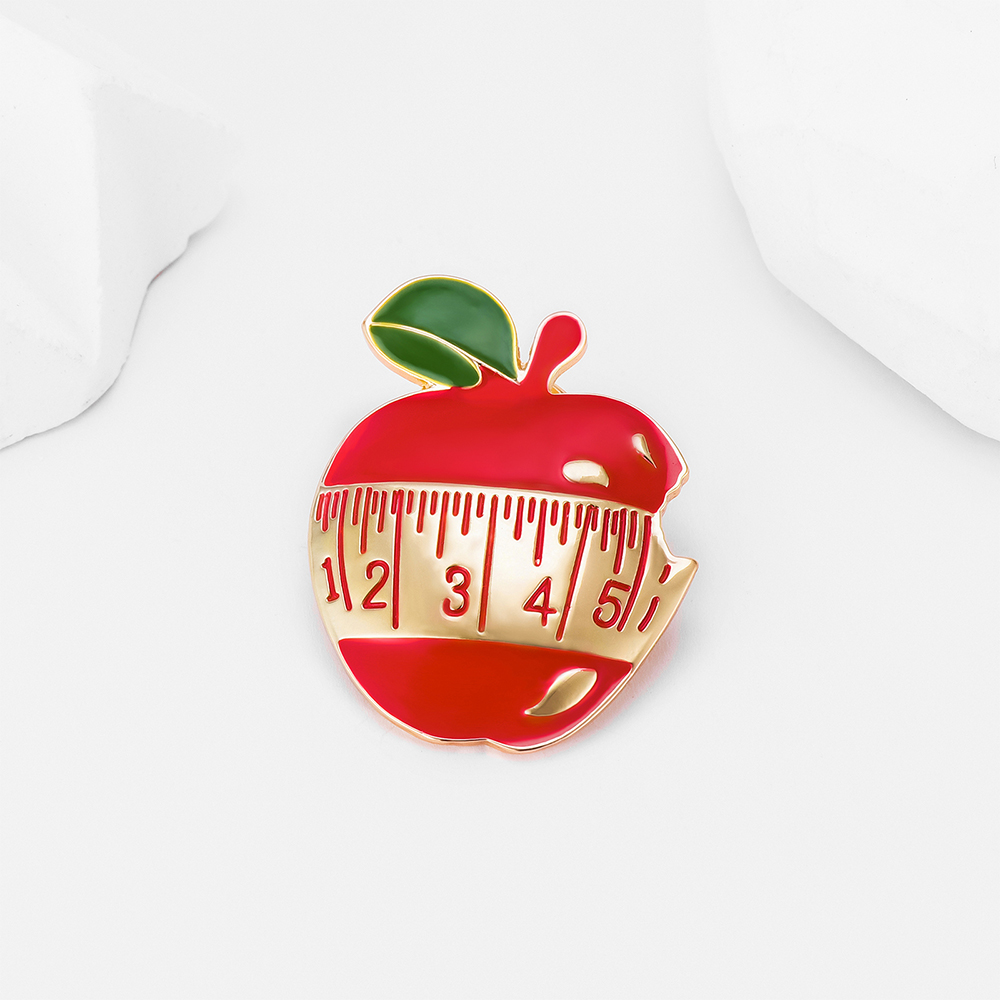 Nutrition Apple Enamel Brooch  - Nutrition Zinc reseña y precio