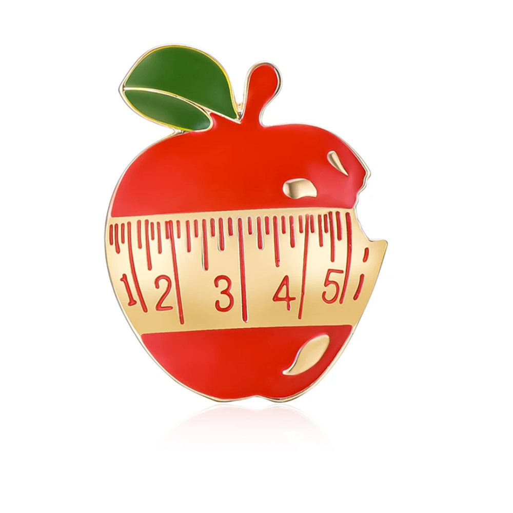 Nutrition Apple Enamel Brooch  - Nutrition Zinc reseña y precio