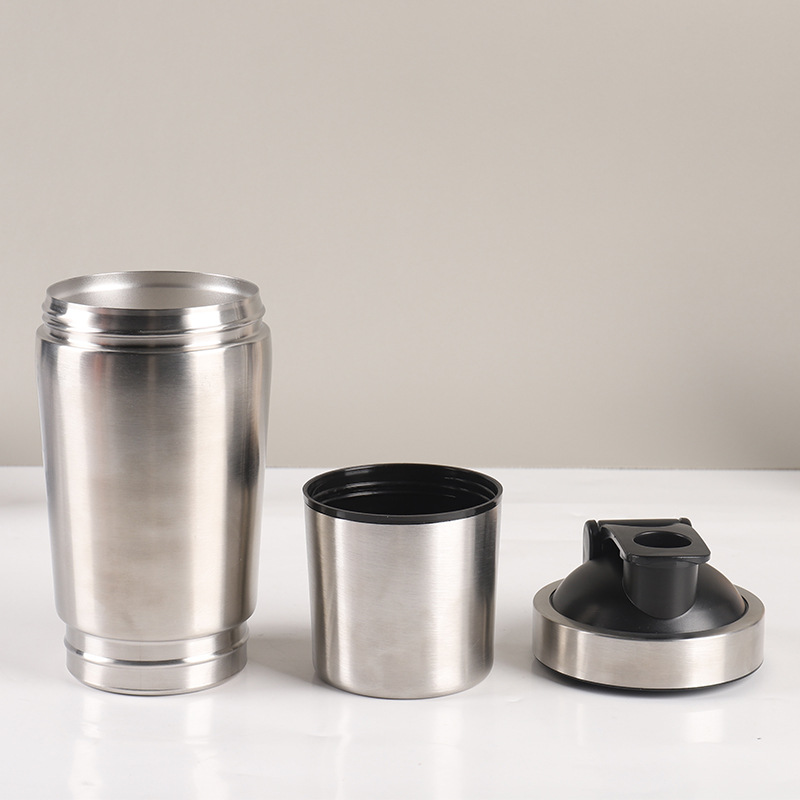 Stainless Steel Protein Shaker - Nutrition Fitness reseña y precio