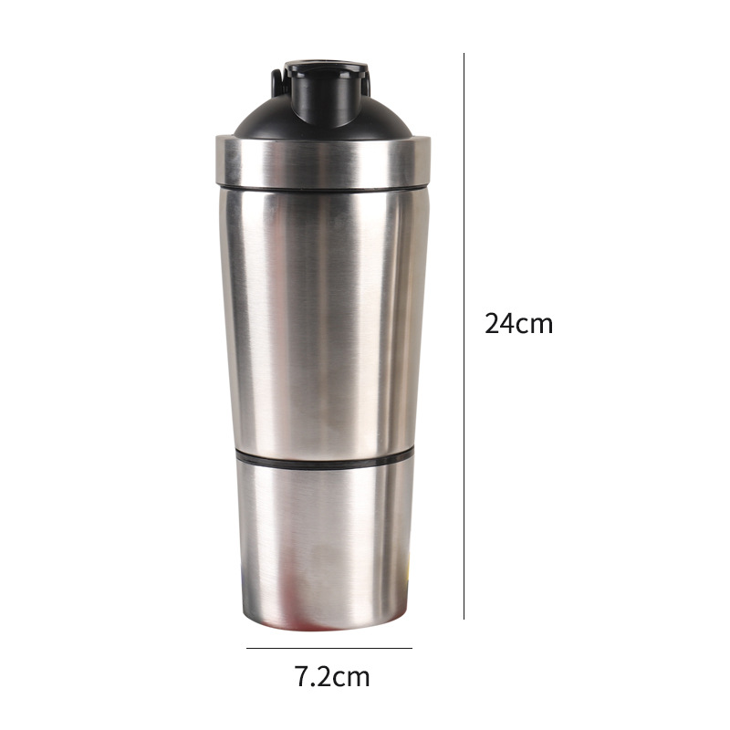 Stainless Steel Protein Shaker - Nutrition Fitness reseña y precio