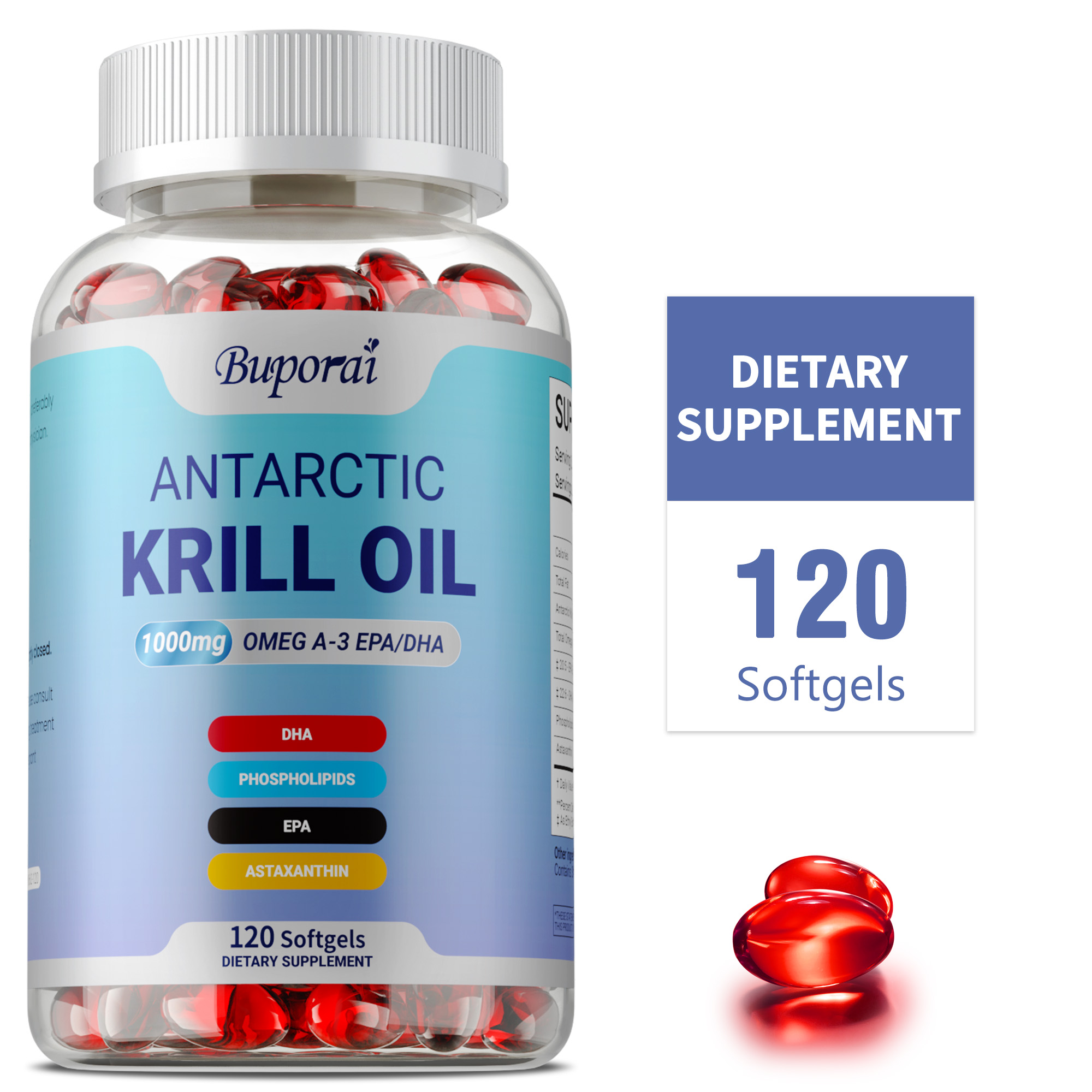 Antarctic Krill Oil Supplement - Krill Oil Supplement reseña y precio