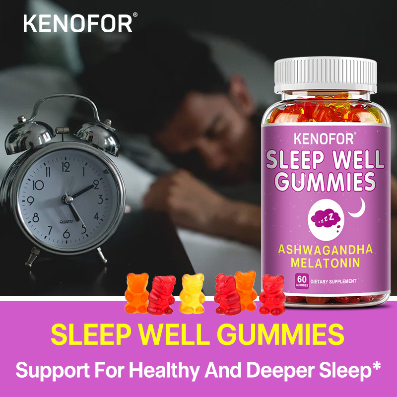 Melatonin + Ashwagandha Gummie - Melatonin Sleep Gummy reseña y precio