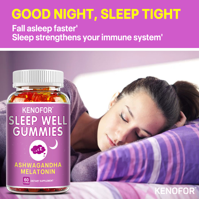 Melatonin + Ashwagandha Gummie - Melatonin Sleep Gummy reseña y precio