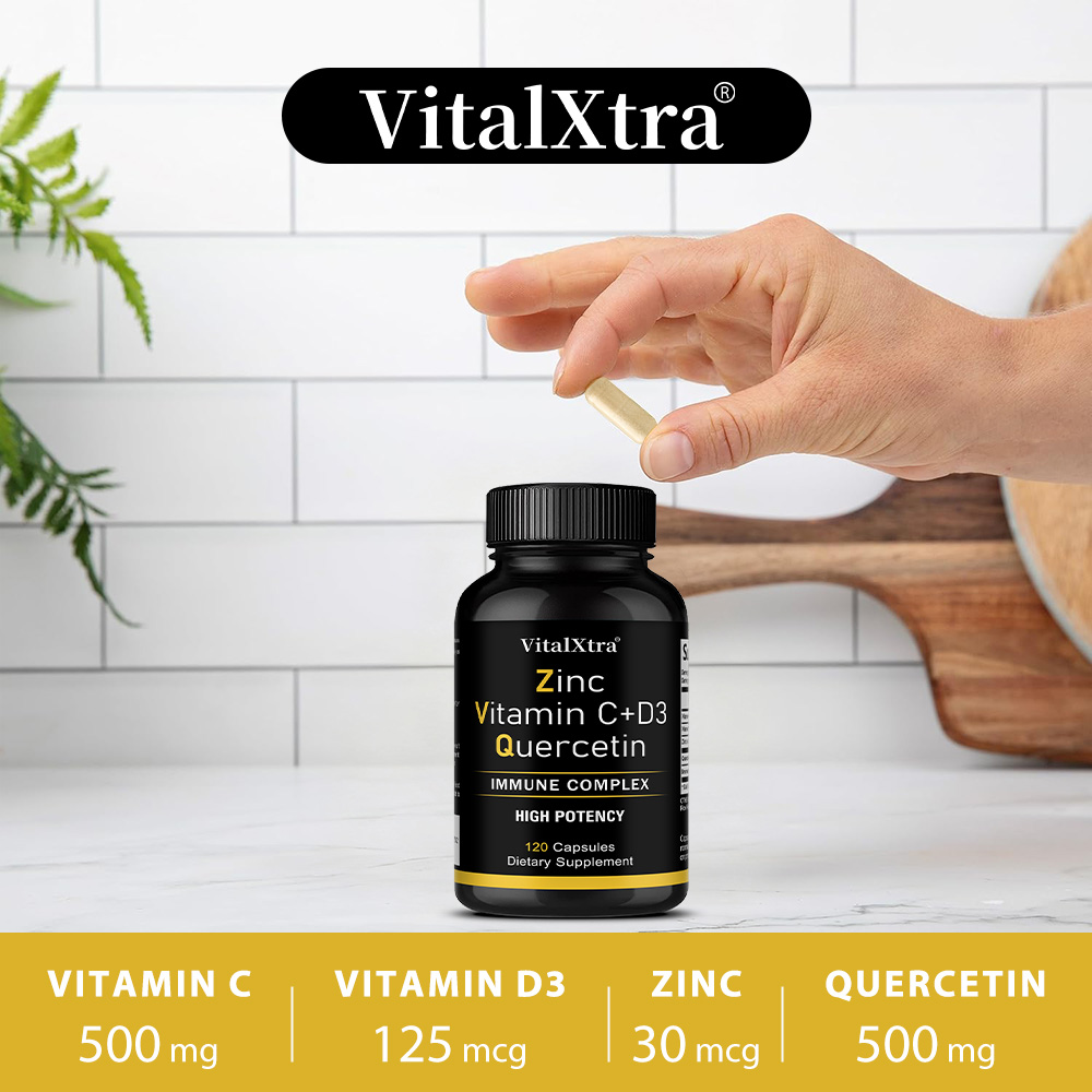 Zinc Quercetin 500mg with Vita - Nutrition Zinc reseña y precio
