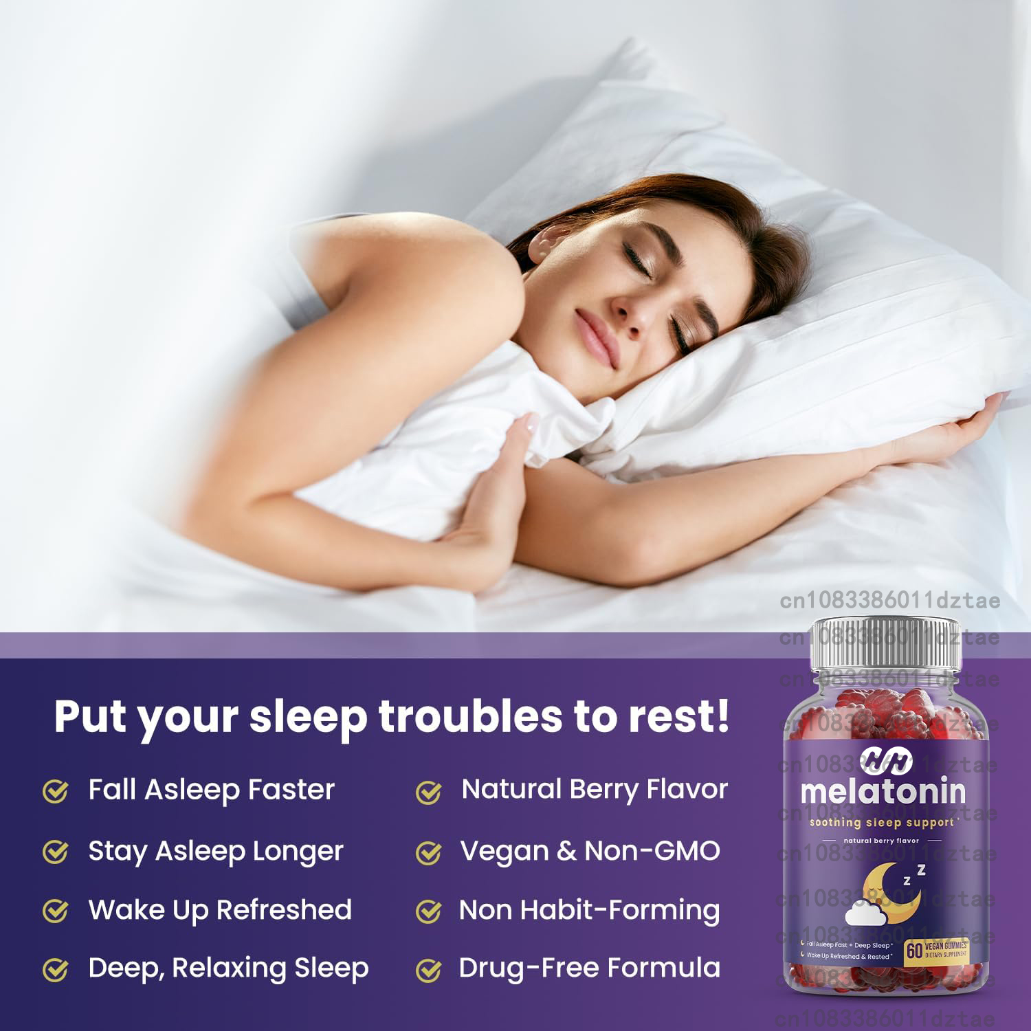 Melatonin Gummies - Sleep Aid, - Melatonin Sleep Gummy reseña y precio