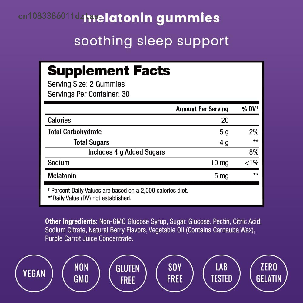 Melatonin Gummies - Sleep Aid, - Melatonin Sleep Gummy reseña y precio