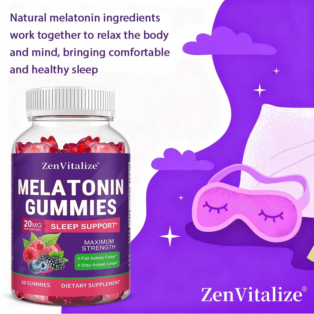 Adult Melatonin Gummies Suppor - Melatonin Sleep Gummy reseña y precio