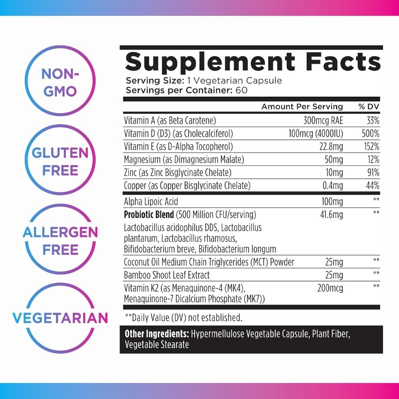Vitamin D3 K2 4000 Iu Suppleme - Nutrition Zinc reseña y precio