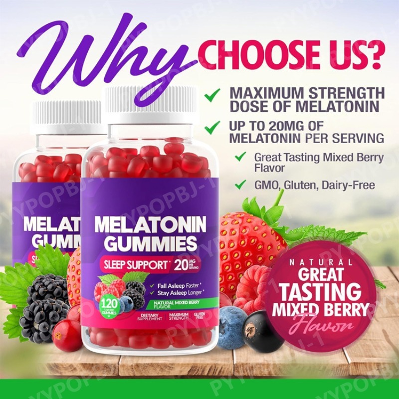 Melatonin 20mg Gummies 120 Cou - Melatonin Sleep Gummy reseña y precio