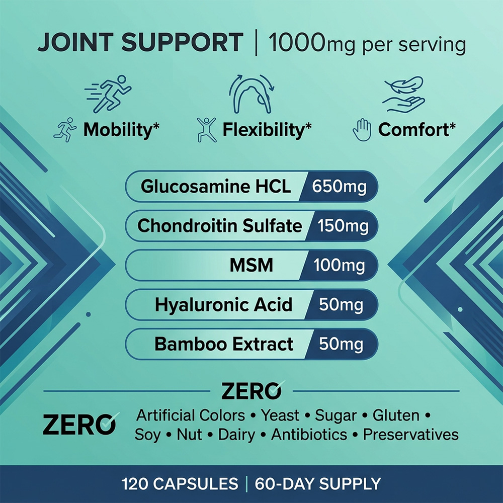 Glucosamine Chondroitin MSM Ca - Glucosamine Chondroitin Joint reseña y precio