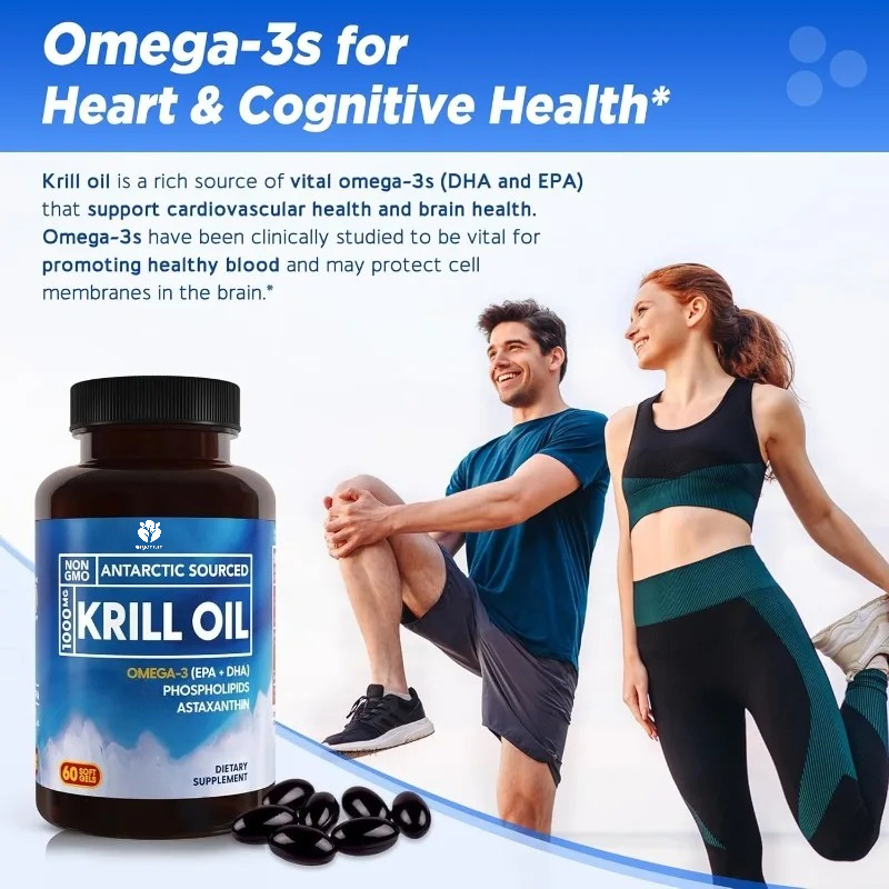 Antarctic krill oil supplement - Krill Oil Supplement reseña y precio