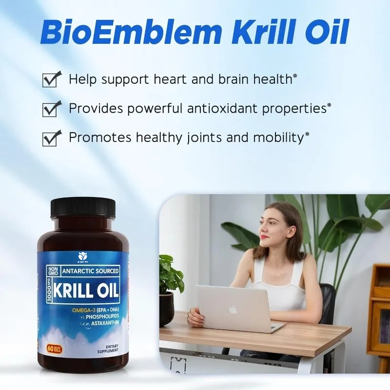 Antarctic krill oil supplement - Krill Oil Supplement reseña y precio