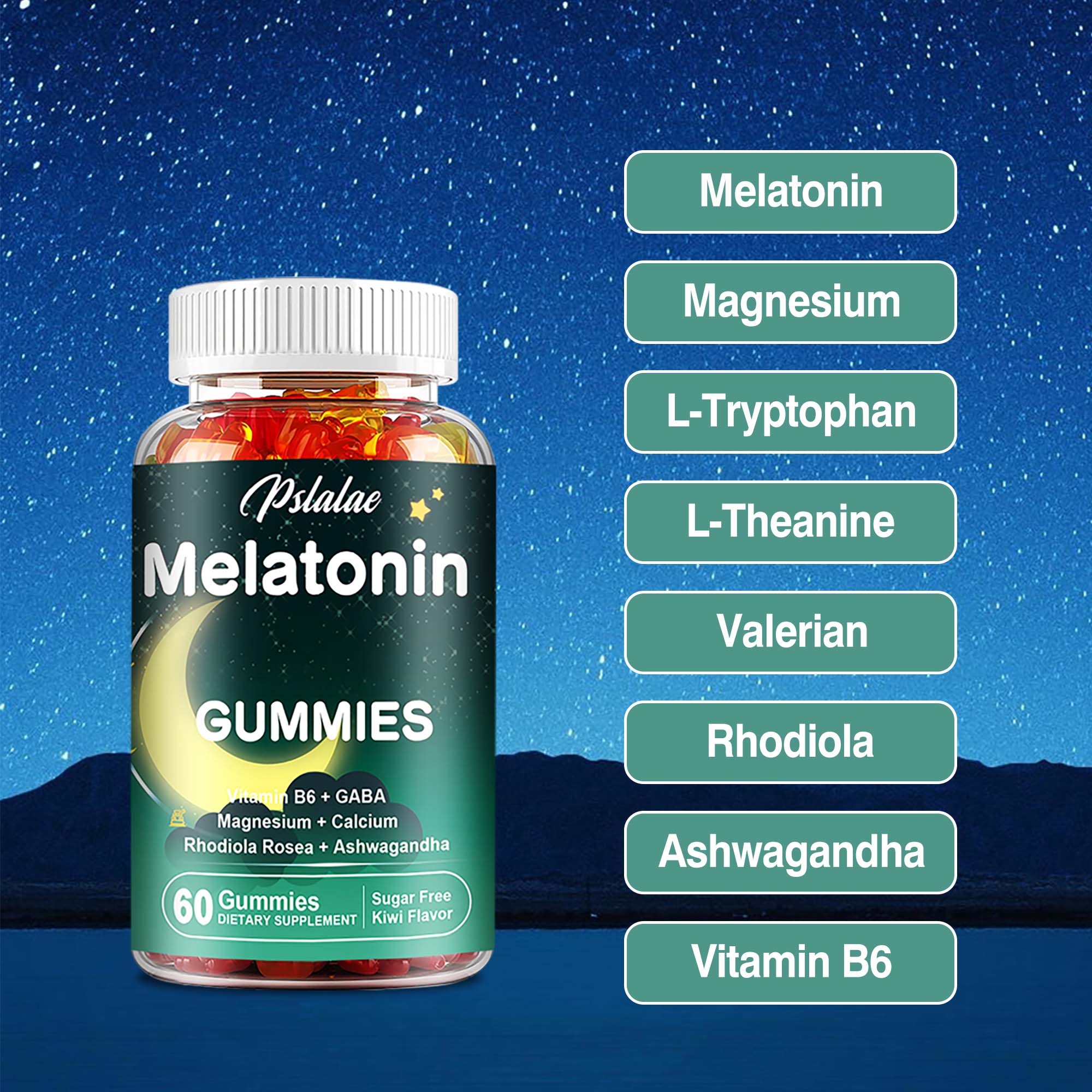 Melatonin Gummies - Helps Redu - Melatonin Sleep Gummy reseña y precio