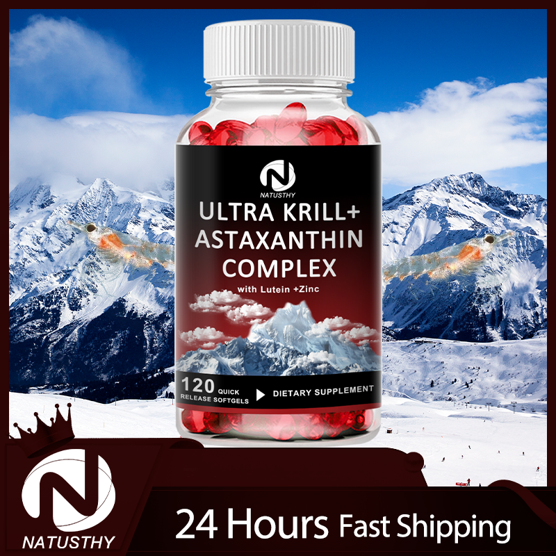 Ultra Krill Oil with Astaxanth - Krill Oil Supplement reseña y precio