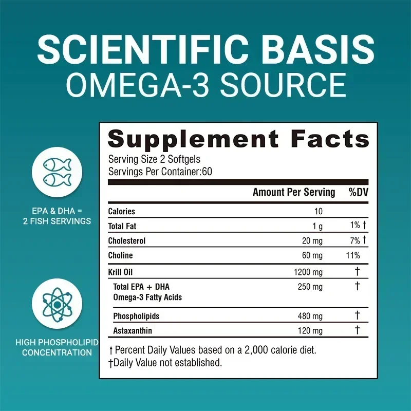 Krill Oil Omega 3 Supplement - - Krill Oil Supplement reseña y precio