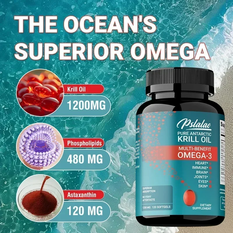 Krill Oil Omega 3 Supplement - - Krill Oil Supplement reseña y precio